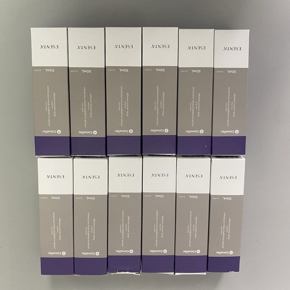 ConvaTec Esenta Adhesive Remover Spray 50ml Lot of 12 Sting Free Exp 2029
